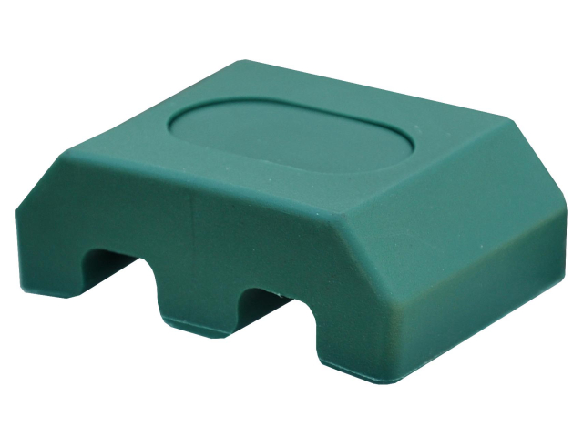 Úchyt na stĺpik 40x60mm PVC zelená